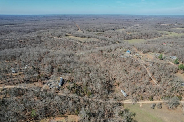 view of aerial view