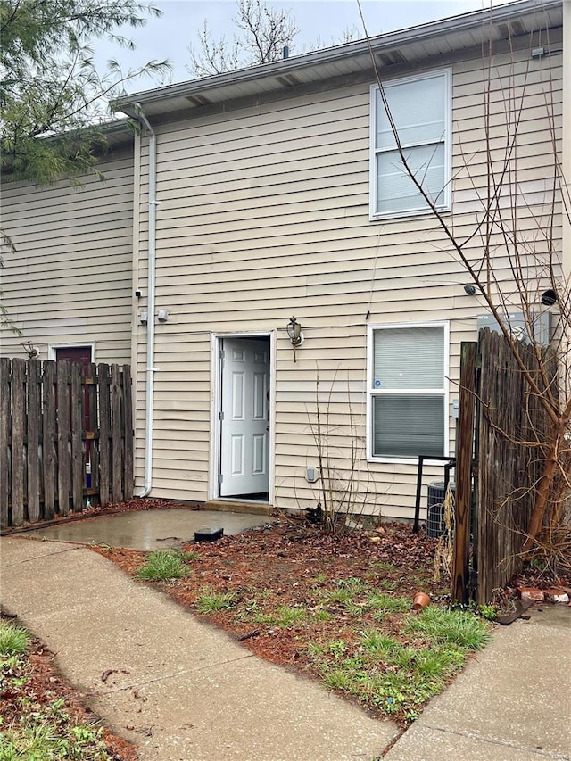 view of rear view of property