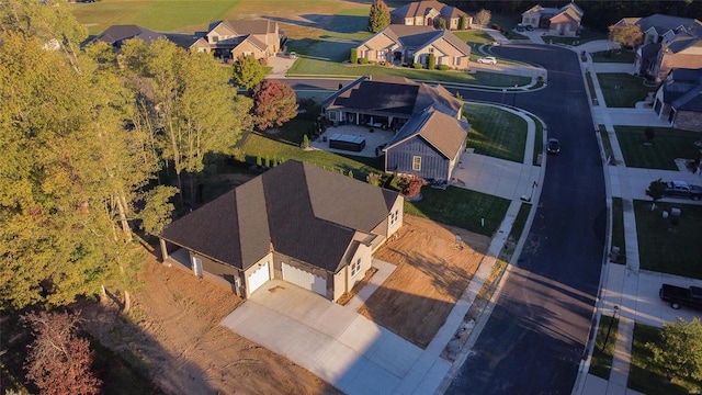 drone / aerial view featuring a residential view