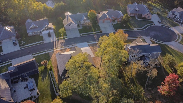 aerial view featuring a residential view