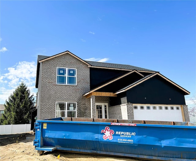 view of front of home