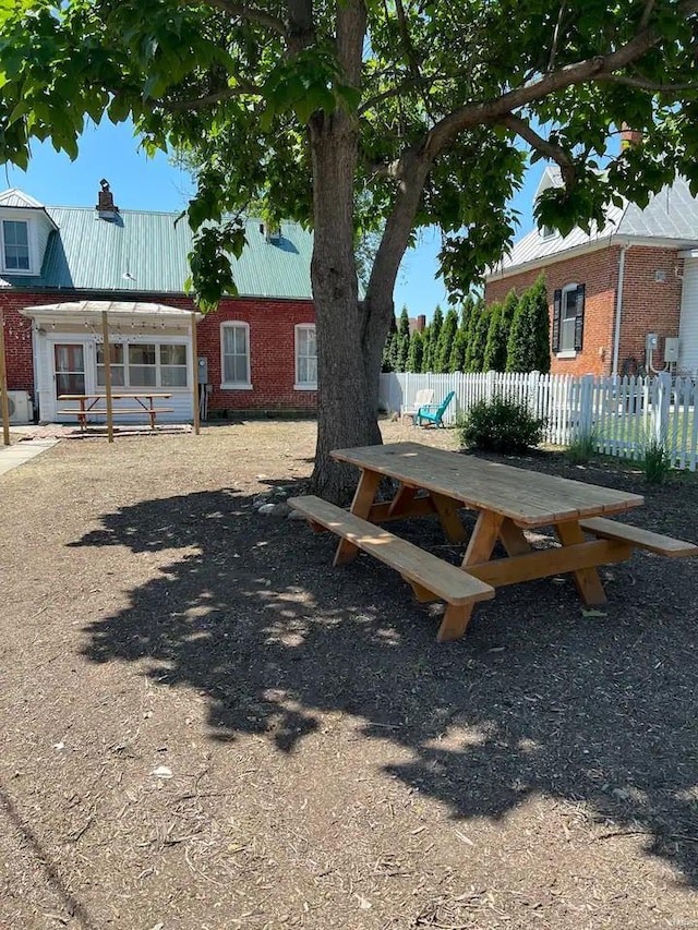 view of rear view of property