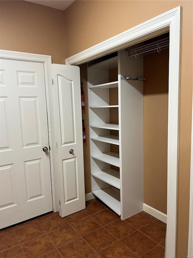 view of closet