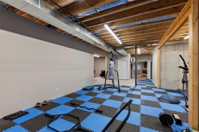 view of workout room