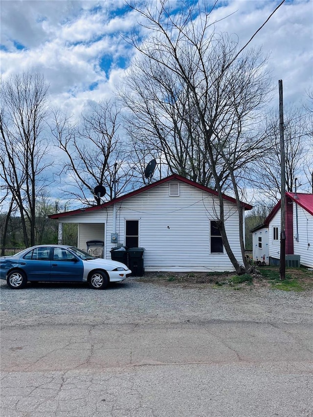 view of property exterior