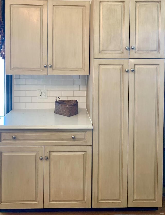 kitchen featuring backsplash