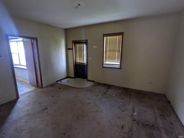 empty room with carpet floors