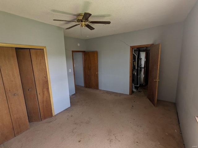 unfurnished bedroom with ceiling fan