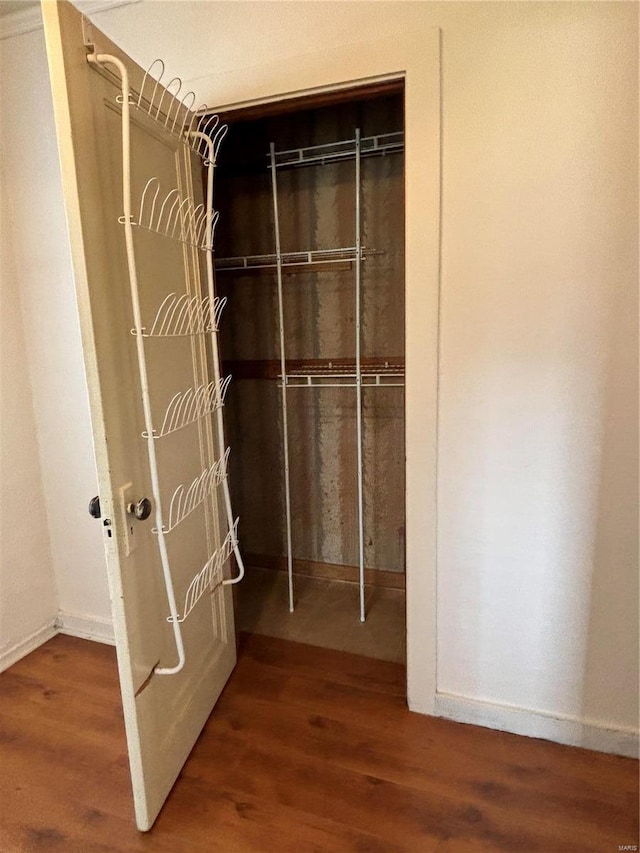 view of closet