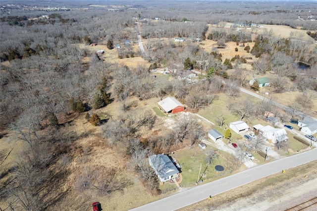 view of aerial view