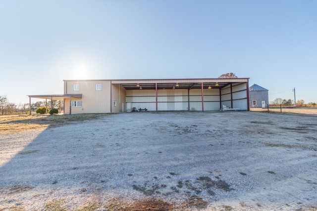 view of front of house featuring a carport