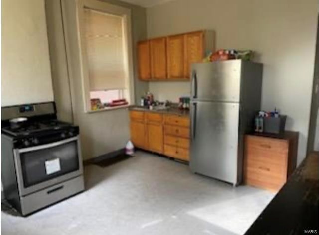 kitchen featuring appliances with stainless steel finishes