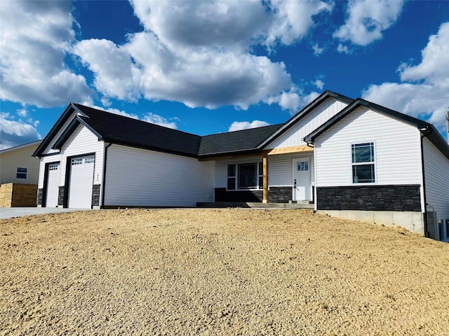 ranch-style house with a garage