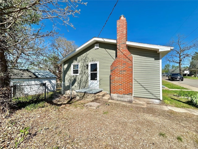 view of rear view of property