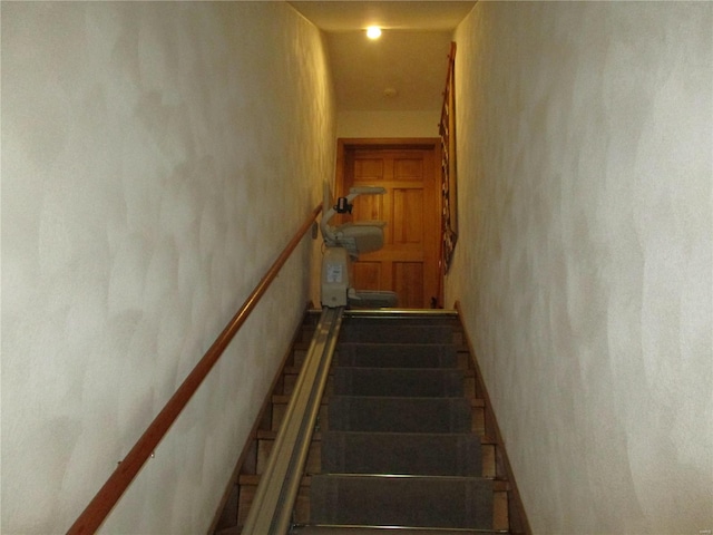 view of stairs