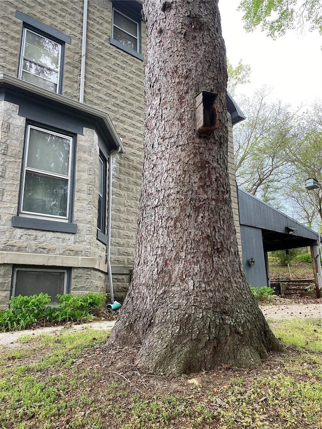 view of side of property