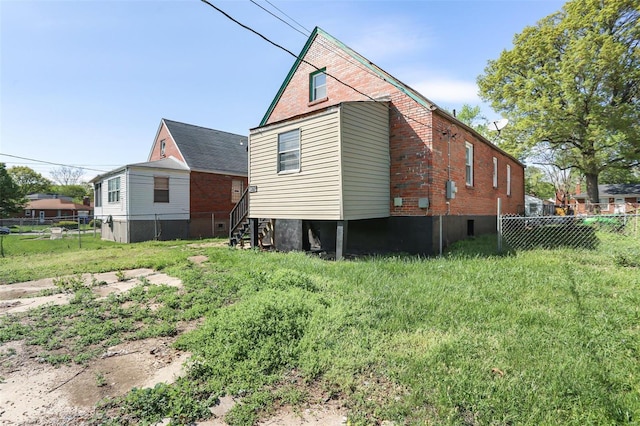 view of back of property