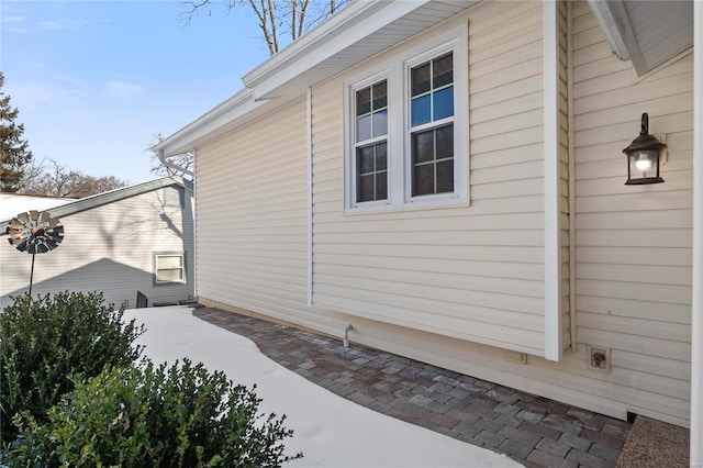 view of home's exterior with a patio