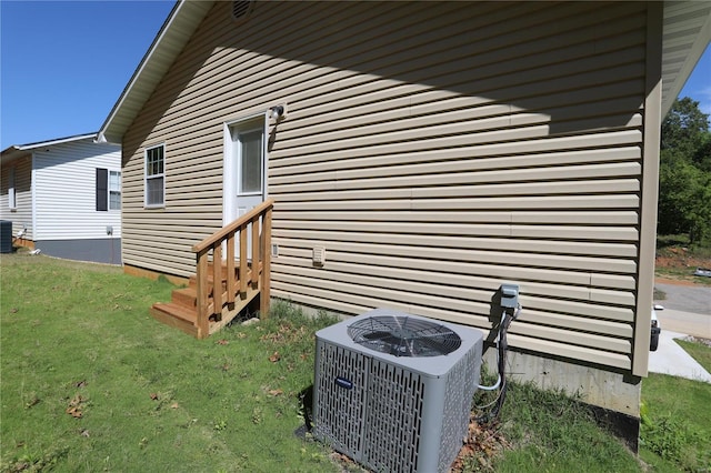 exterior space with central AC unit