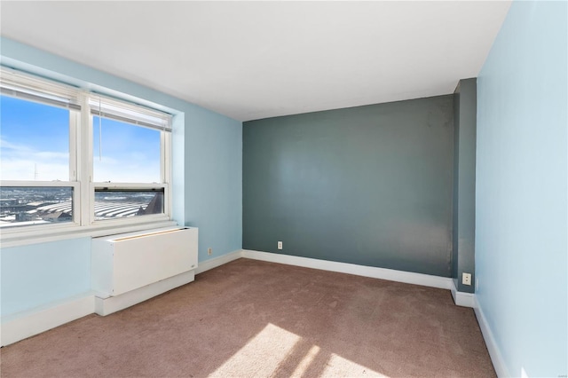 empty room featuring carpet flooring