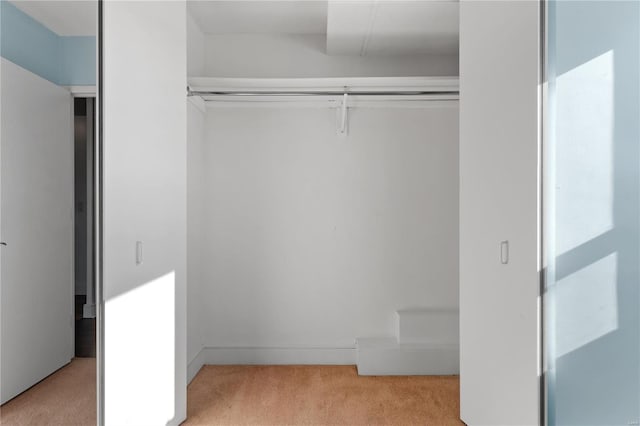 view of closet