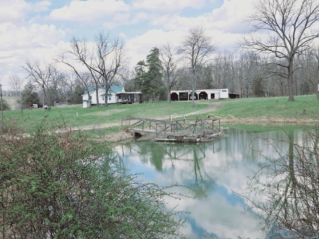 view of water view