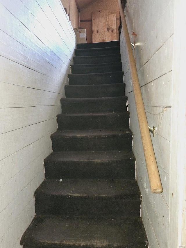 view of stairs