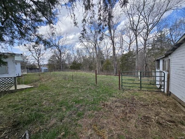 view of yard