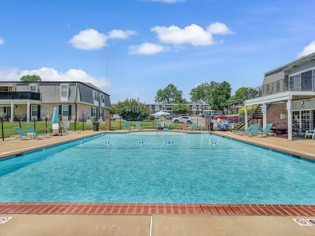 view of pool