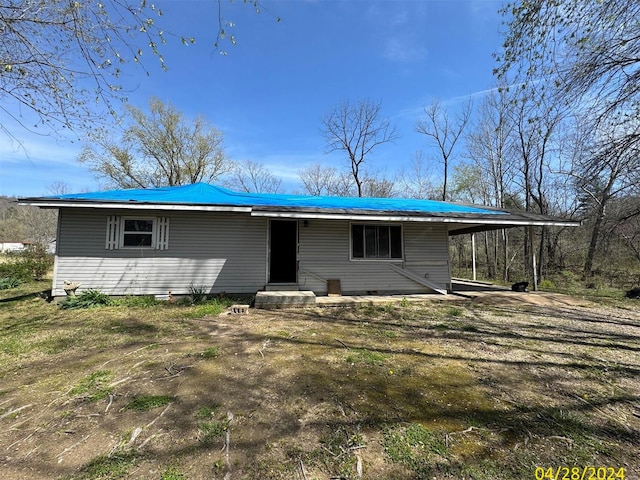 view of rear view of house