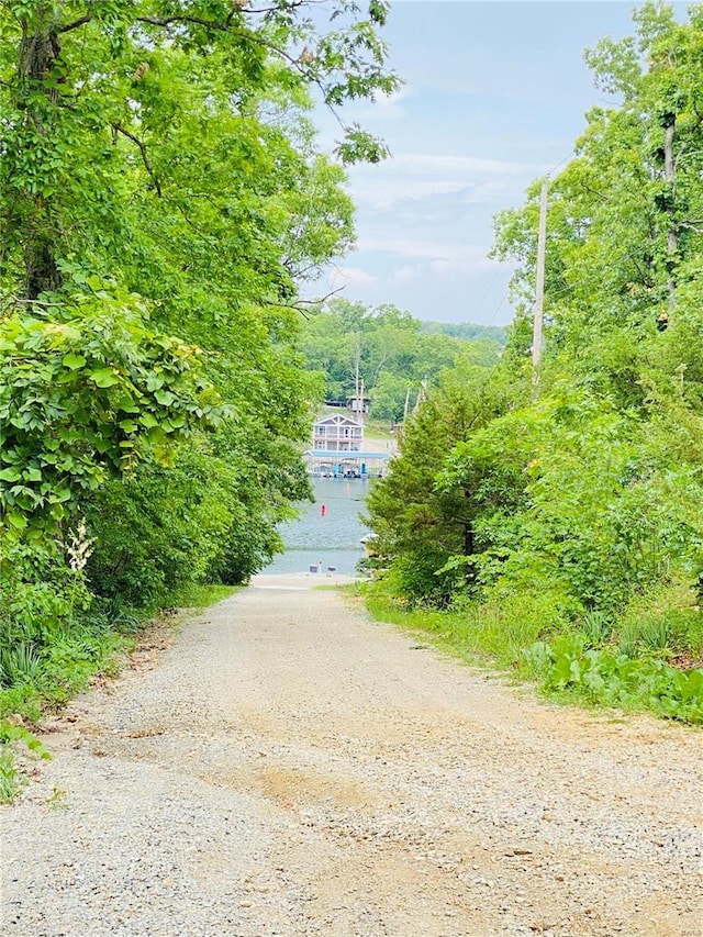 view of road