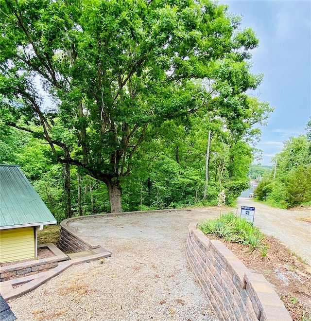 view of road