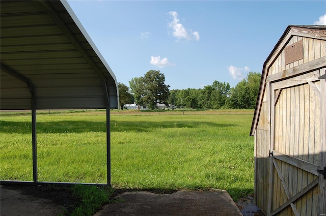 view of yard