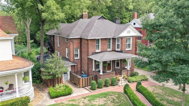 view of front facade with covered porch