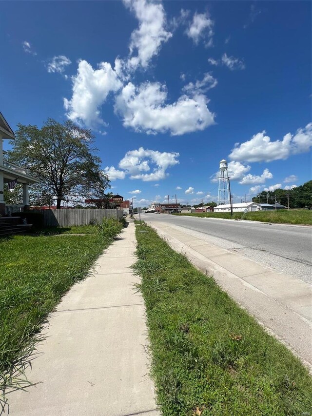 view of road