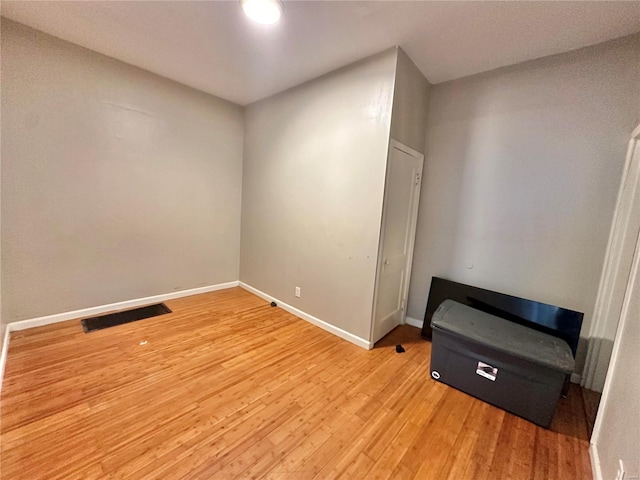 interior space with light wood-type flooring