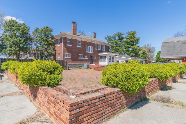 view of front of home