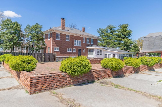 view of rear view of house