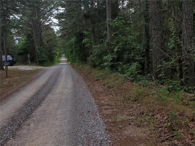 view of road