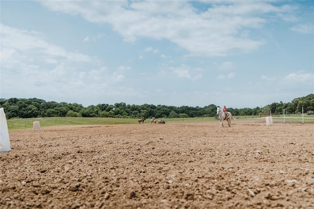 view of property's community featuring a rural view