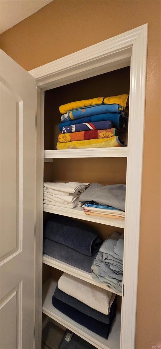 view of closet