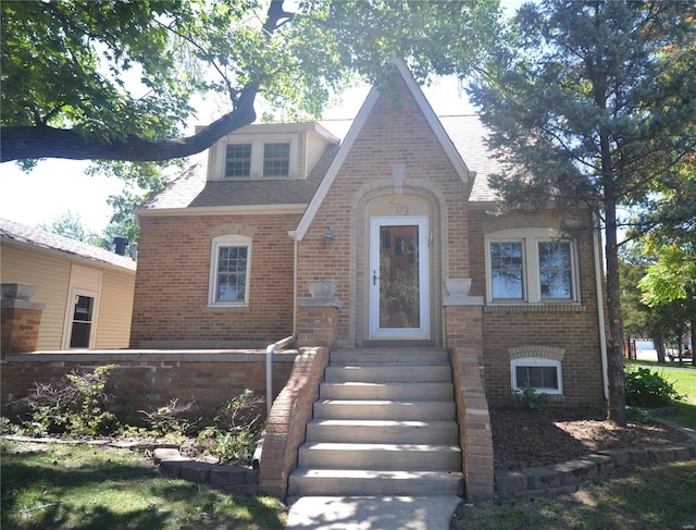 view of english style home