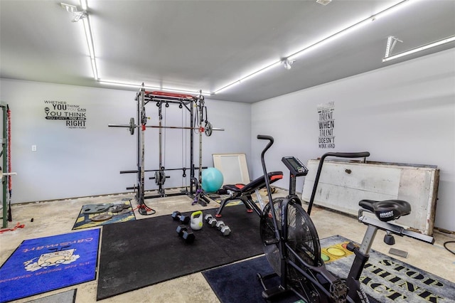 view of exercise room