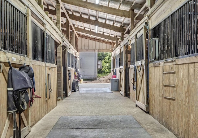 view of stable