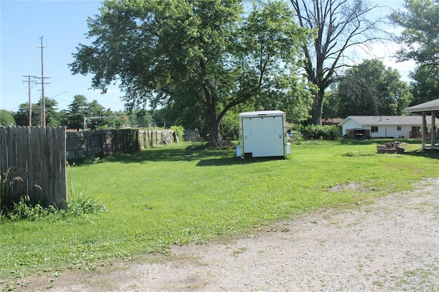 view of yard