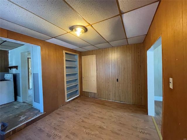 interior space with washer / clothes dryer