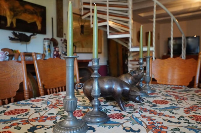 view of dining room