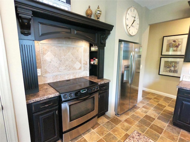 kitchen featuring appliances with stainless steel finishes