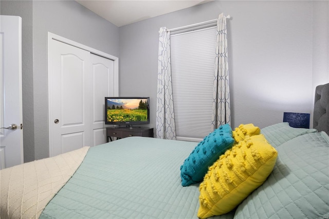 bedroom with a closet