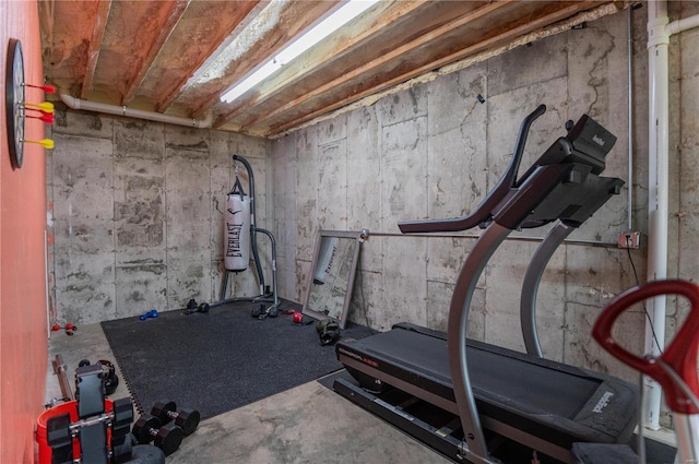 view of workout room